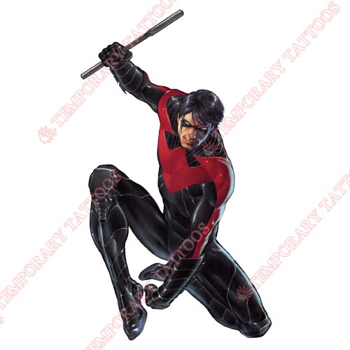 Nightwing Customize Temporary Tattoos Stickers NO.430